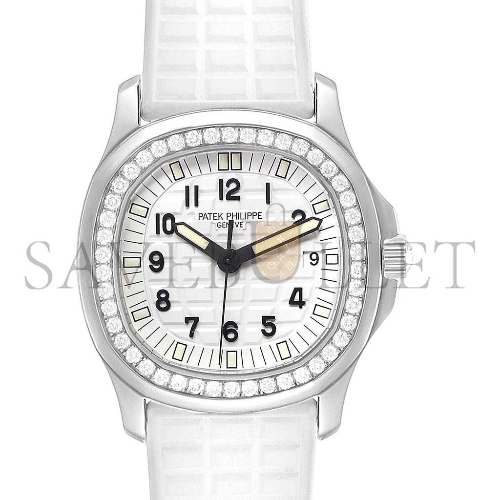 PATEK PHILIPPE AQUANAUT QUARTZ STEEL WHITE DIAL 5067A-011 PATEK PHILIPPE AQUANAUT QUARTZ STEEL WHITE DIAL 5067A-011